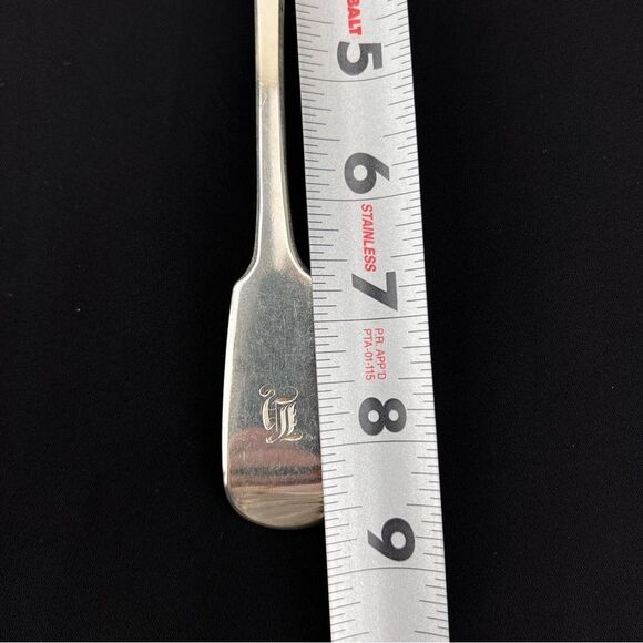 Antique English Sterling Silver William Eaton Serving Spoon William Eaton 1800's - Picture 11 of 12
